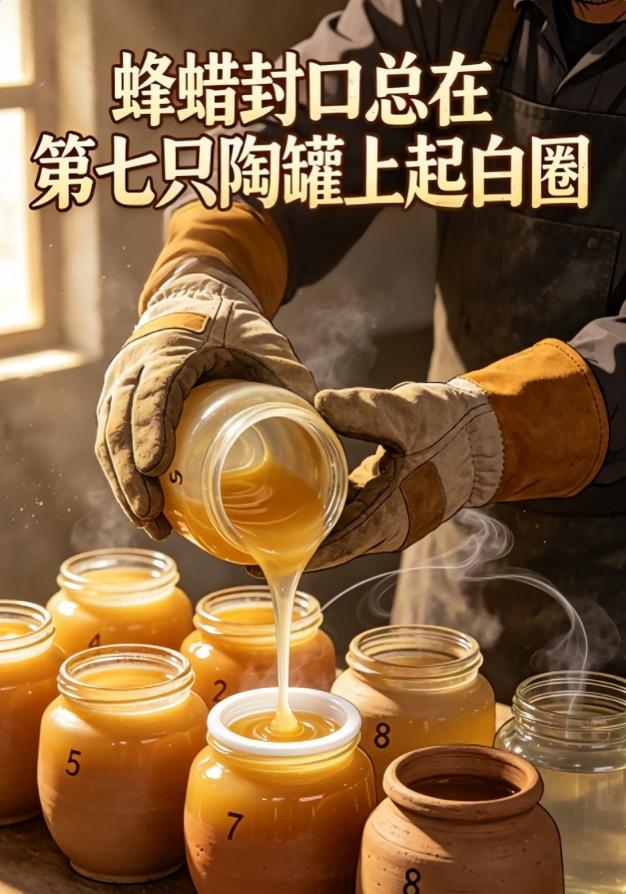 蜂蜡封口总在第七只陶罐上起白圈