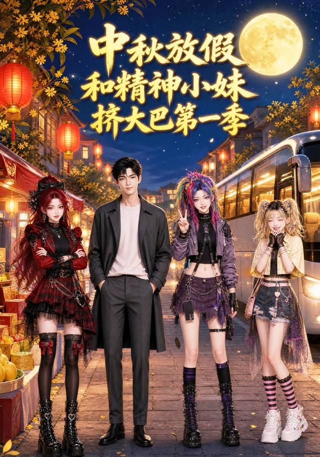 中秋放假和精神小妹挤大巴第一季
