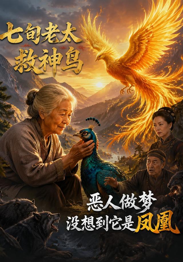 七旬老太救神鸟，恶人做梦没想到它是凤凰