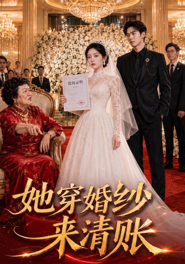 她穿婚纱来清账