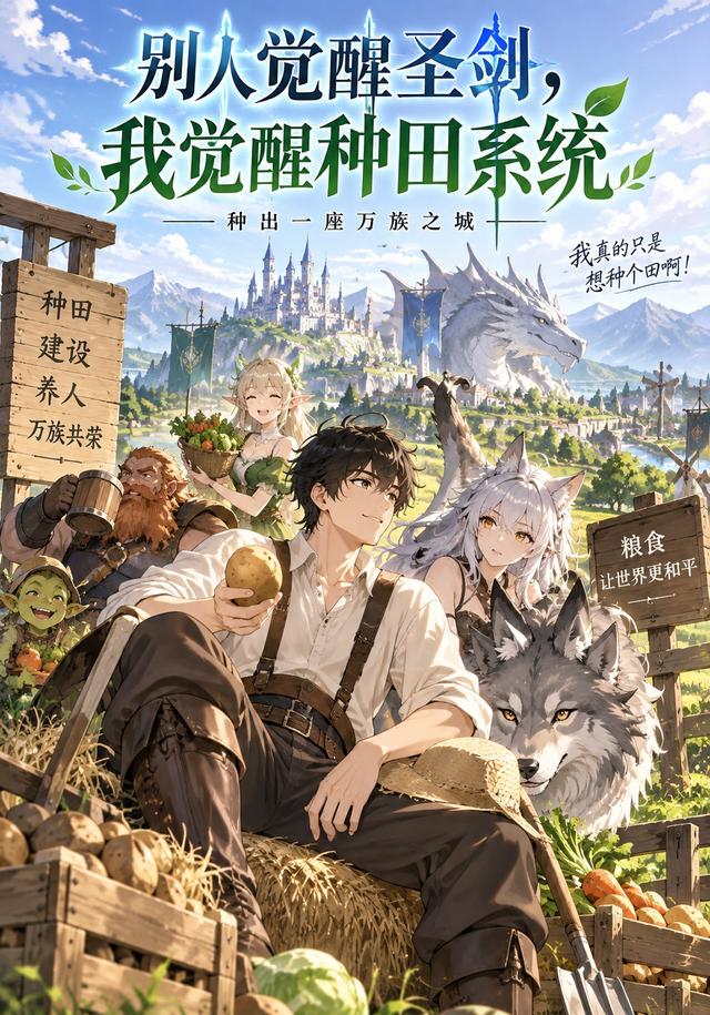 别人觉醒圣剑，我觉醒种田系统 cover