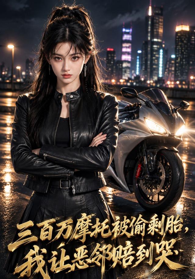三百万摩托被偷剩胎，我让恶邻赔到哭
