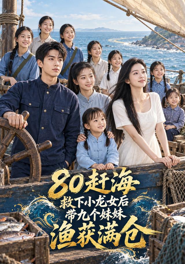 80赶海，救下小龙女后带九个妹妹渔获满仓