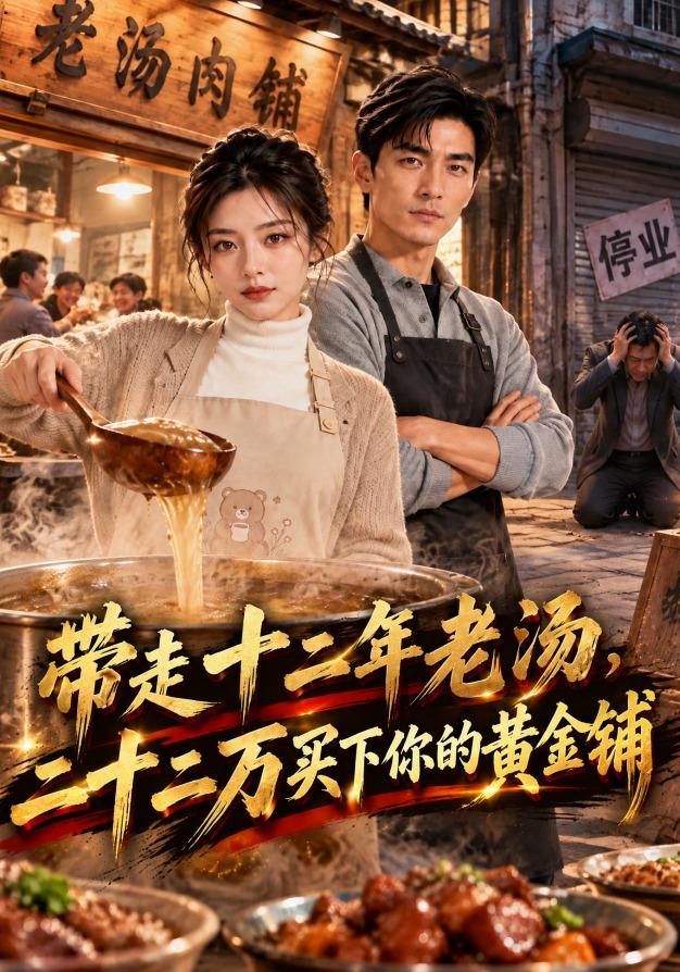 带走十二年老汤，二十二万买下你的黄金铺