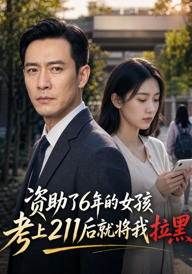 资助了6年的女孩，考上211后就将我拉黑 cover
