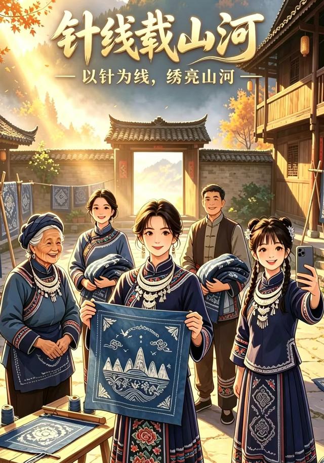 针线载山河