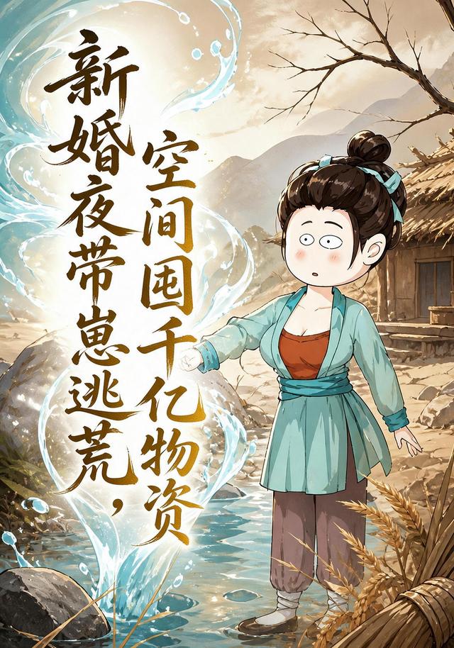新婚夜带崽逃荒，空间囤千亿物资 cover