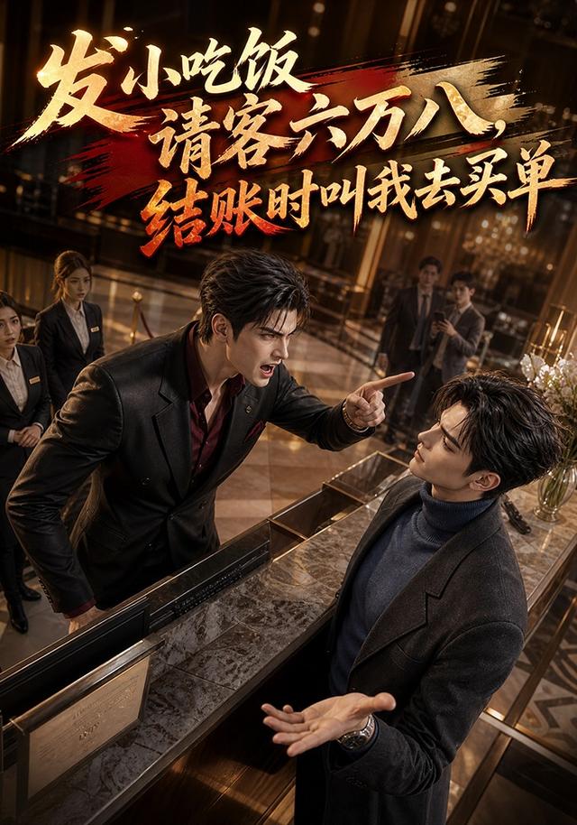 发小吃饭请客六万八，结账时叫我去买单 cover