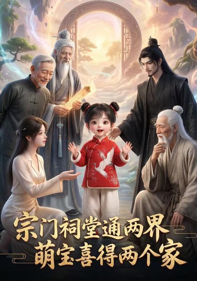 宗门祠堂通两界，萌宝喜得两个家