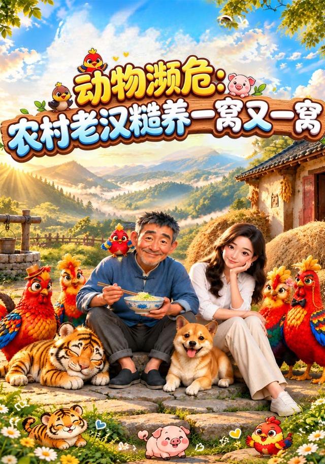 动物濒危：农村老汉糙养一窝又一窝