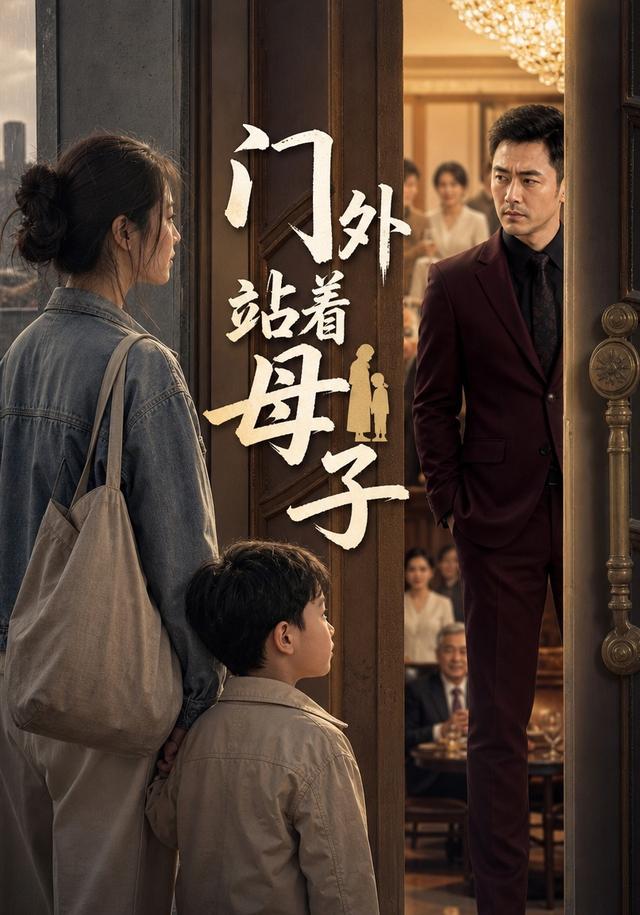 门外站着母子 cover