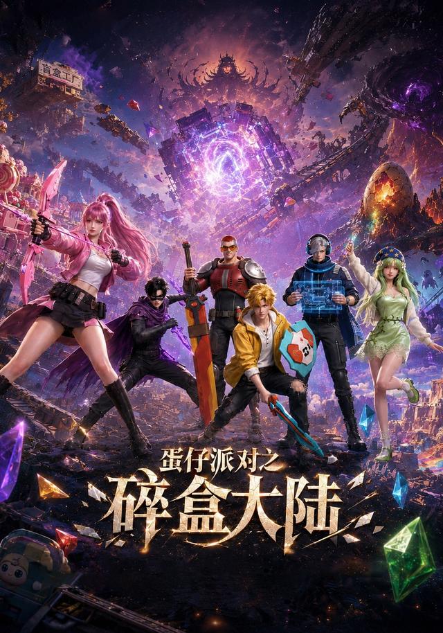蛋仔派对之碎盒大陆封面