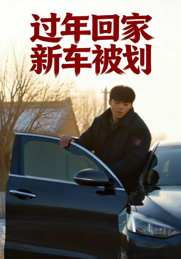 过年回家新车被划