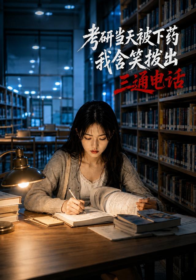 考研当天被下药，我含笑拨出三通电话