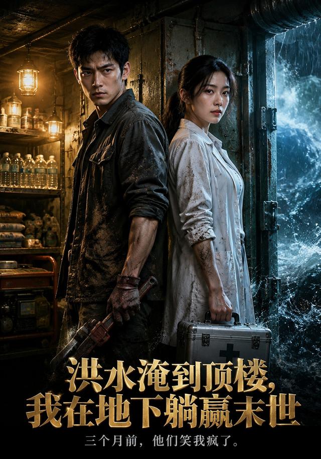 洪水淹到顶楼，我在地下躺赢末世 cover