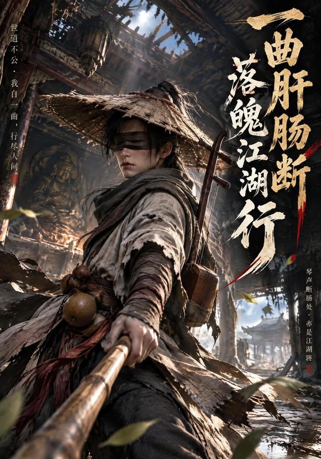 一曲肝肠断，落魄江湖行