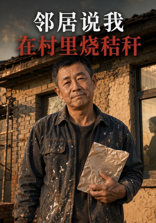 邻居说我在村里烧秸秆