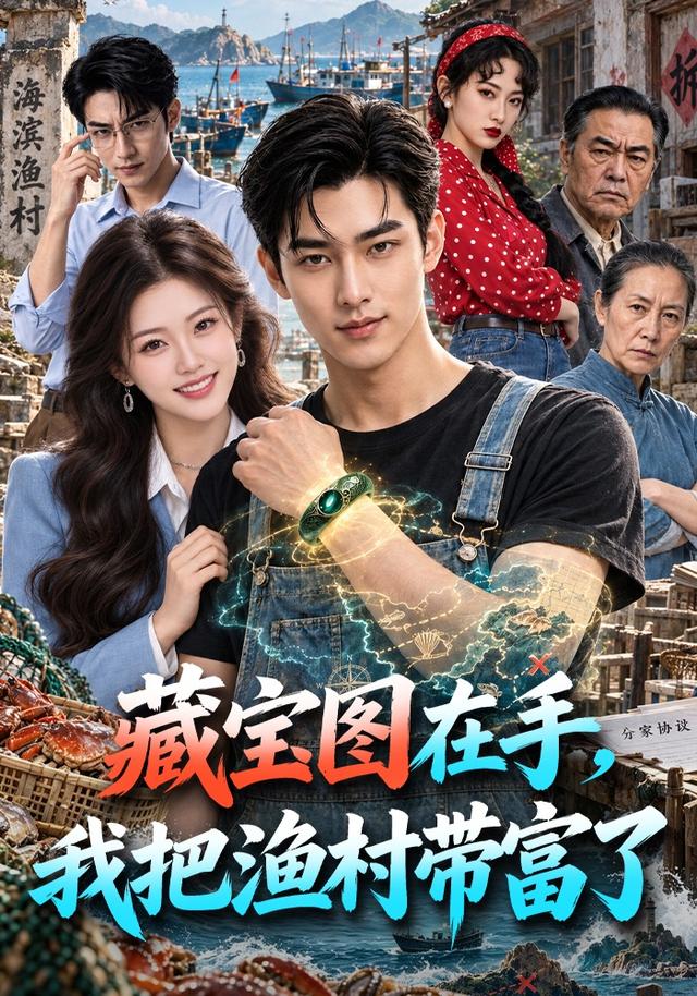 藏宝图在手，我把渔村带富了 cover