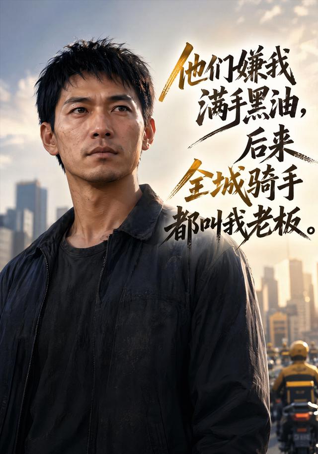 他们嫌我满手黑油，后来全城骑手都叫我老板 cover