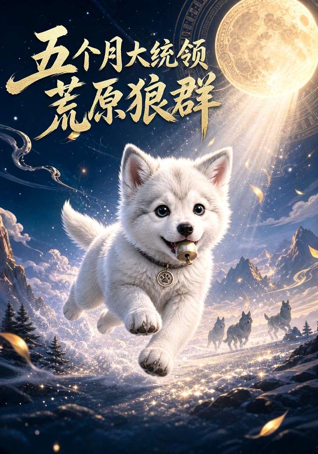 五个月大统领荒原狼群