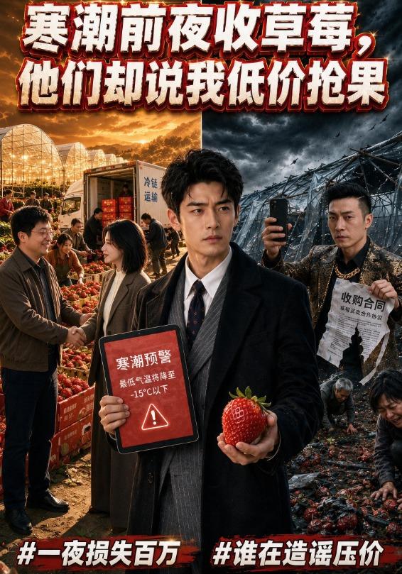 寒潮前夜收草莓，他们却说我低价抢果 cover
