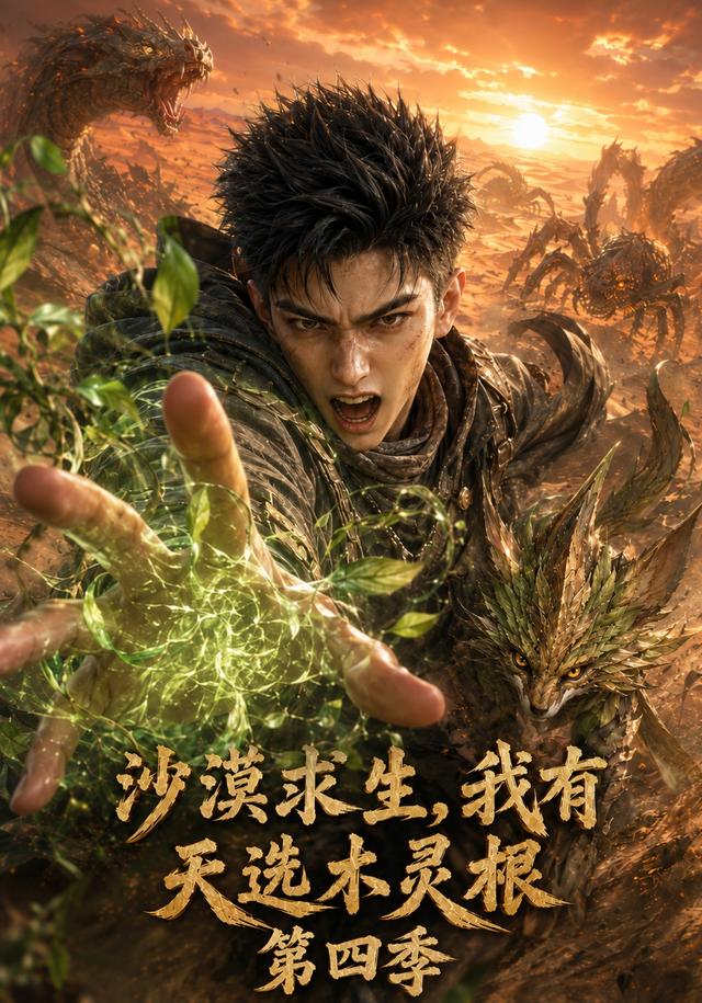 《沙漠求生,我有天选木灵根第四季》作品海报