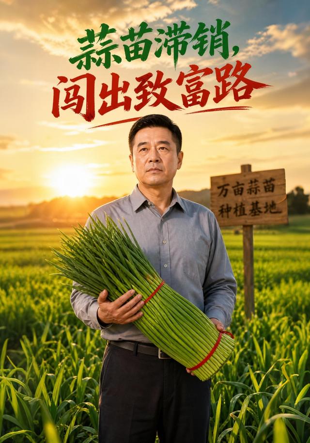 蒜苗滞销，闯出致富路封面