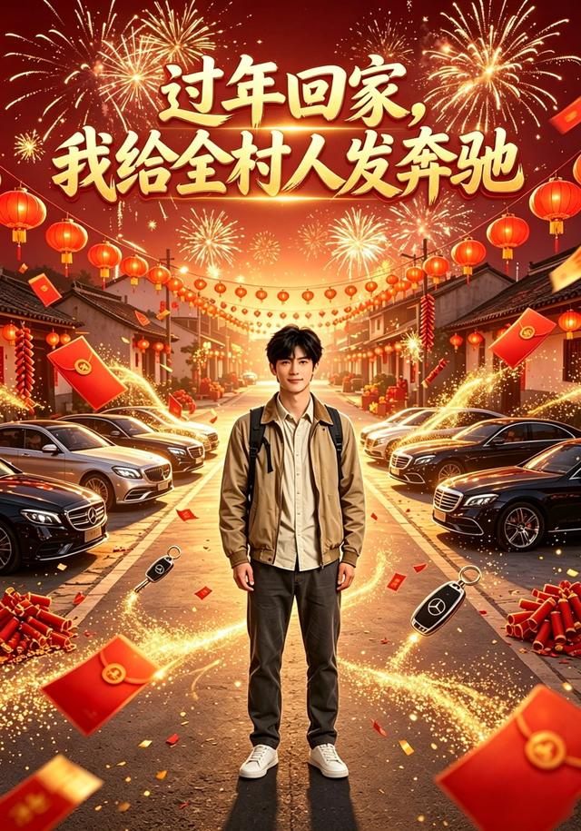 过年回家，我给全村人发奔驰