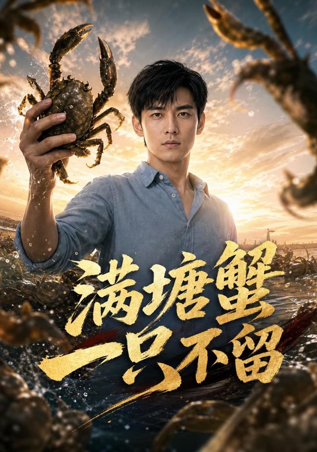 满塘蟹一只不留
