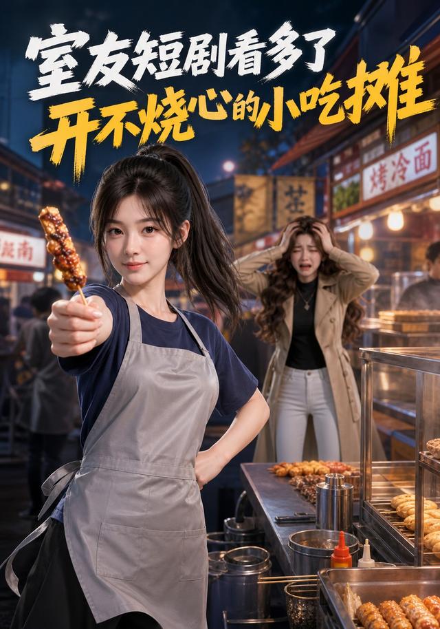 室友短剧看多了，开不烧心的小吃摊