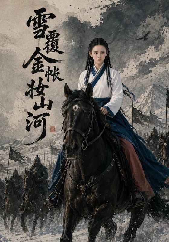 雪覆金帐妆山河
