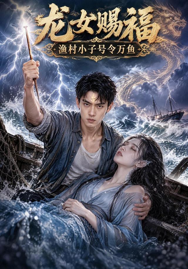 龙女赐福：渔村小子号令万鱼封面