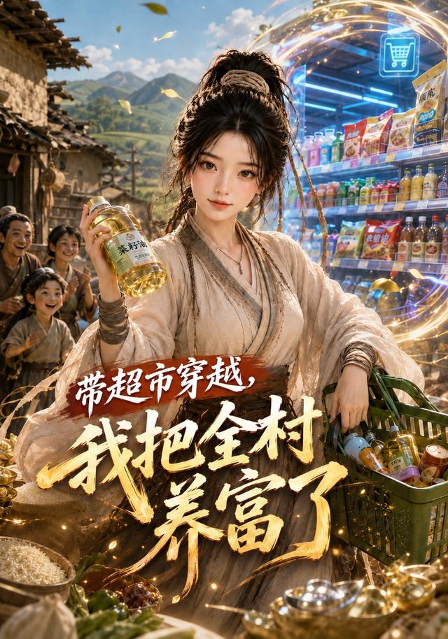 带超市穿越，我把全村养富了