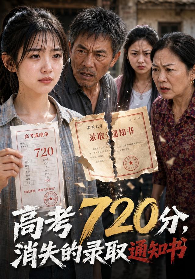 高考720分，消失的录取通知书