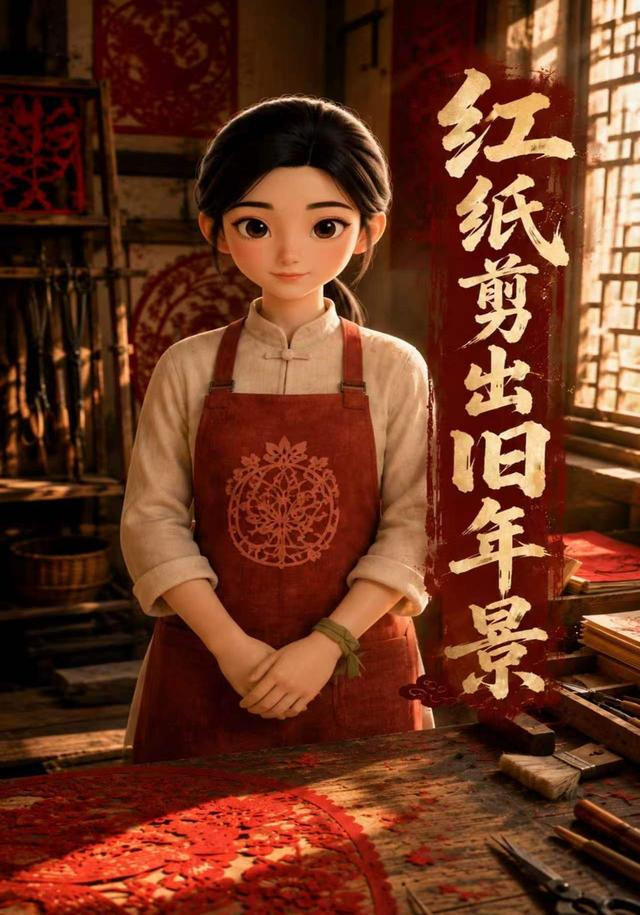 红纸剪出旧年景 cover