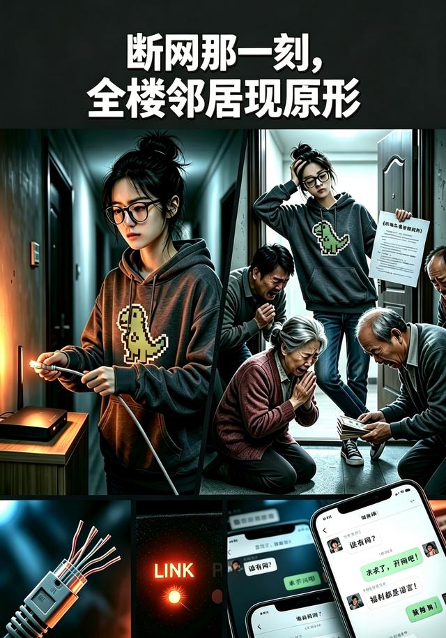 断网那一刻，全楼邻居现原形 cover