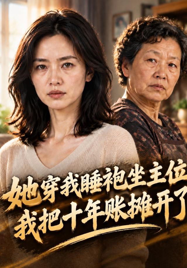 她穿我睡袍坐主位，我把十年账摊开了 cover