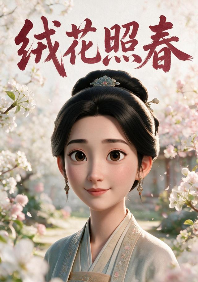 绒花照春