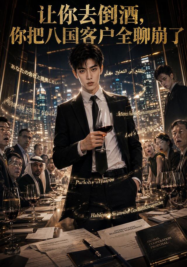 让你去倒酒，你把八国客户全聊崩了 cover