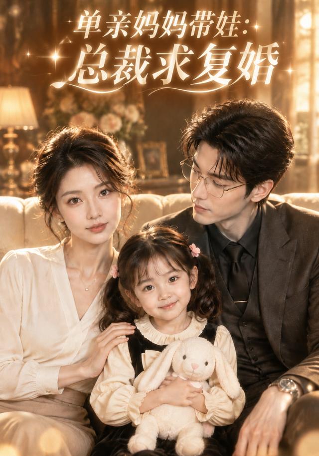单亲妈妈带娃，总裁求复婚