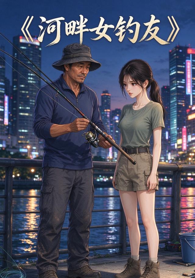 河畔女钓友