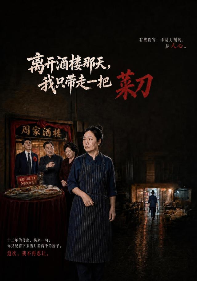 离开酒楼那天，我只带走一把菜刀