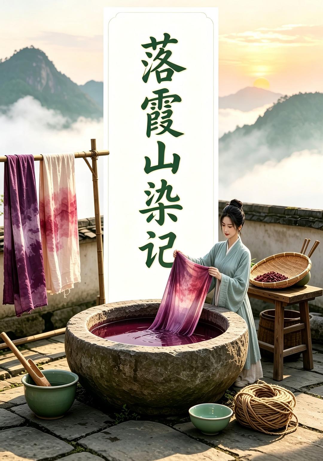 落霞山染记