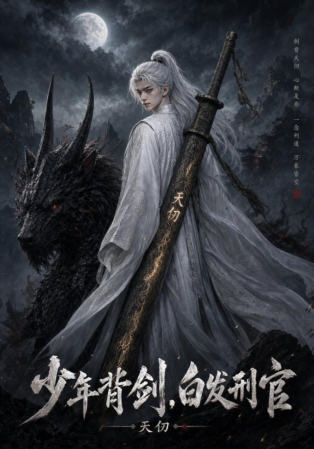 少年背剑，白发刑官