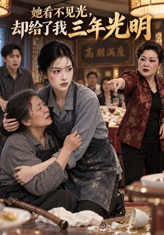 她看不见光，却给了我三年光明