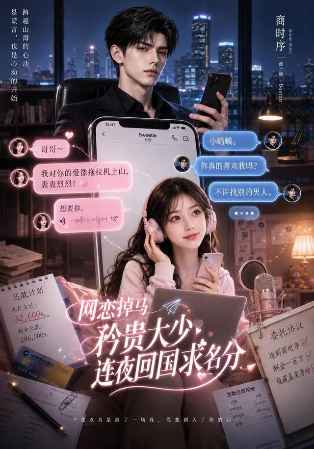 网恋掉马，矜贵大少连夜回国求名分 cover
