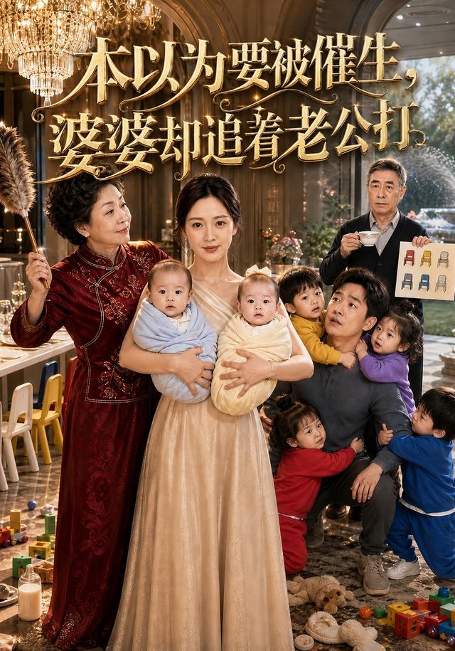 本以为要被催生，婆婆却追着老公打
