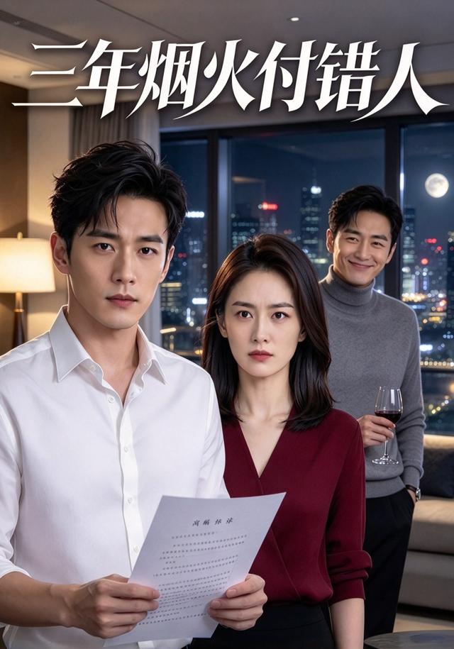 《三年烟火付错人》作品海报