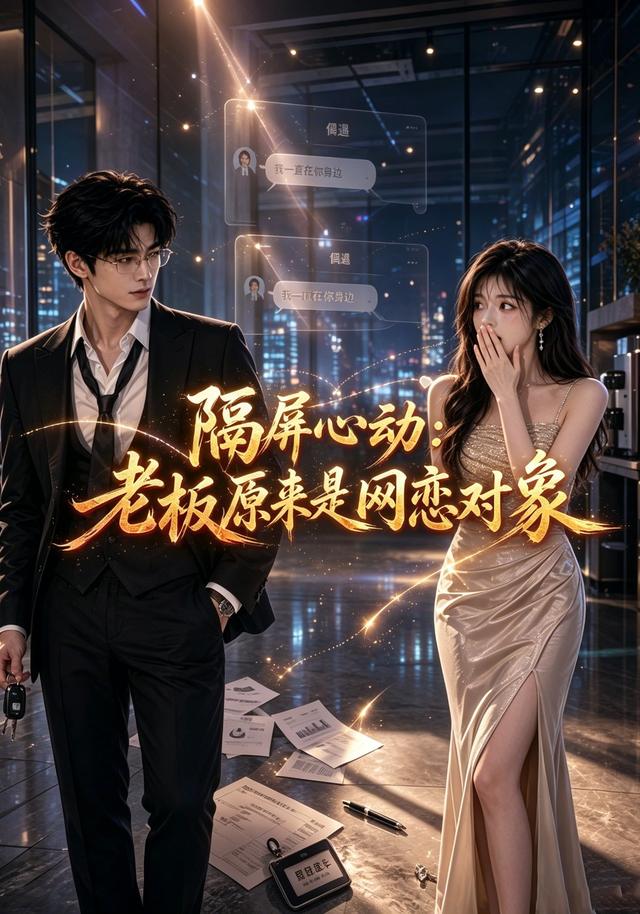 隔屏心动：老板原来是网恋对象 cover