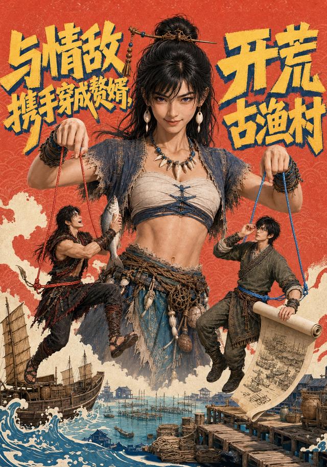 与情敌携手穿成赘婿，开荒古渔村
